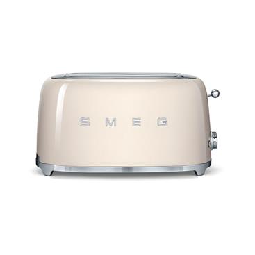 SMEG 義大利美學家電-烤麵包機(4片式)-奶油色-烘焙料理電器